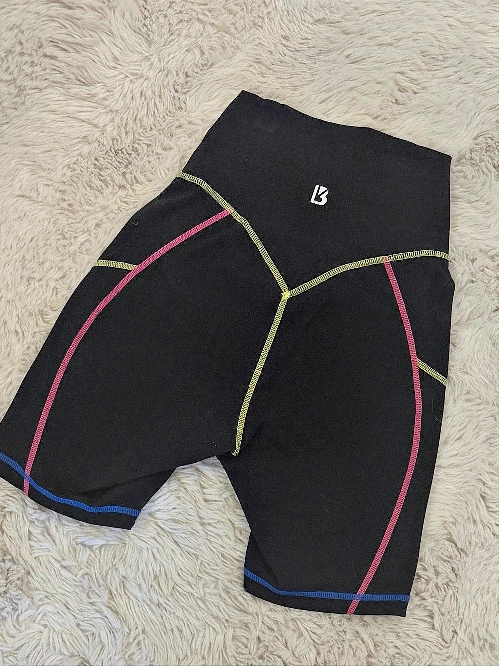 BuffBunny Collection Color Block Athletic Shorts Size XX Small Like New